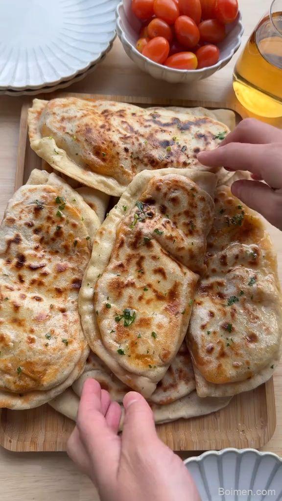 butter chicken flatbread recipe