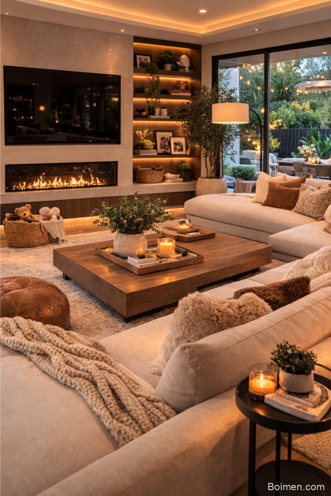 cozy modern living room