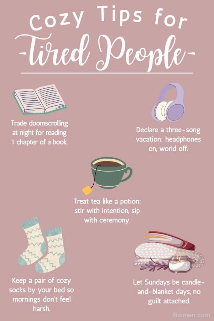 hygge ideas for relaxing at home