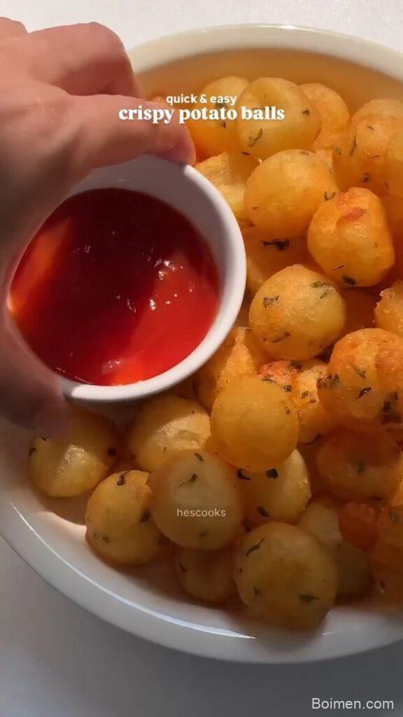 crispy potato balls recipe