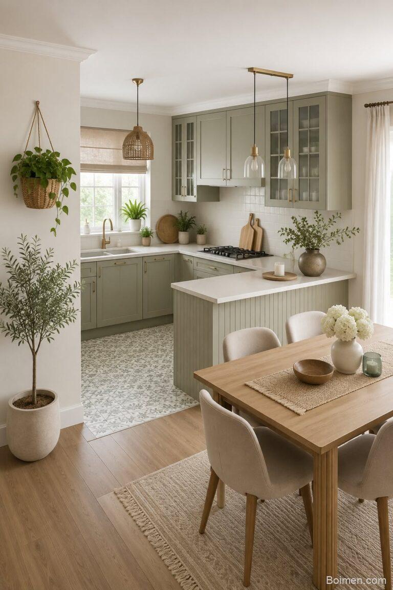 sage green kitchen decor