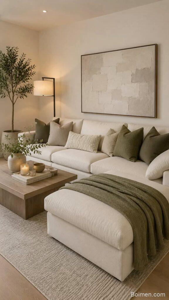 modern neutral living room