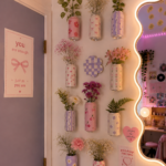 flower can wall decor