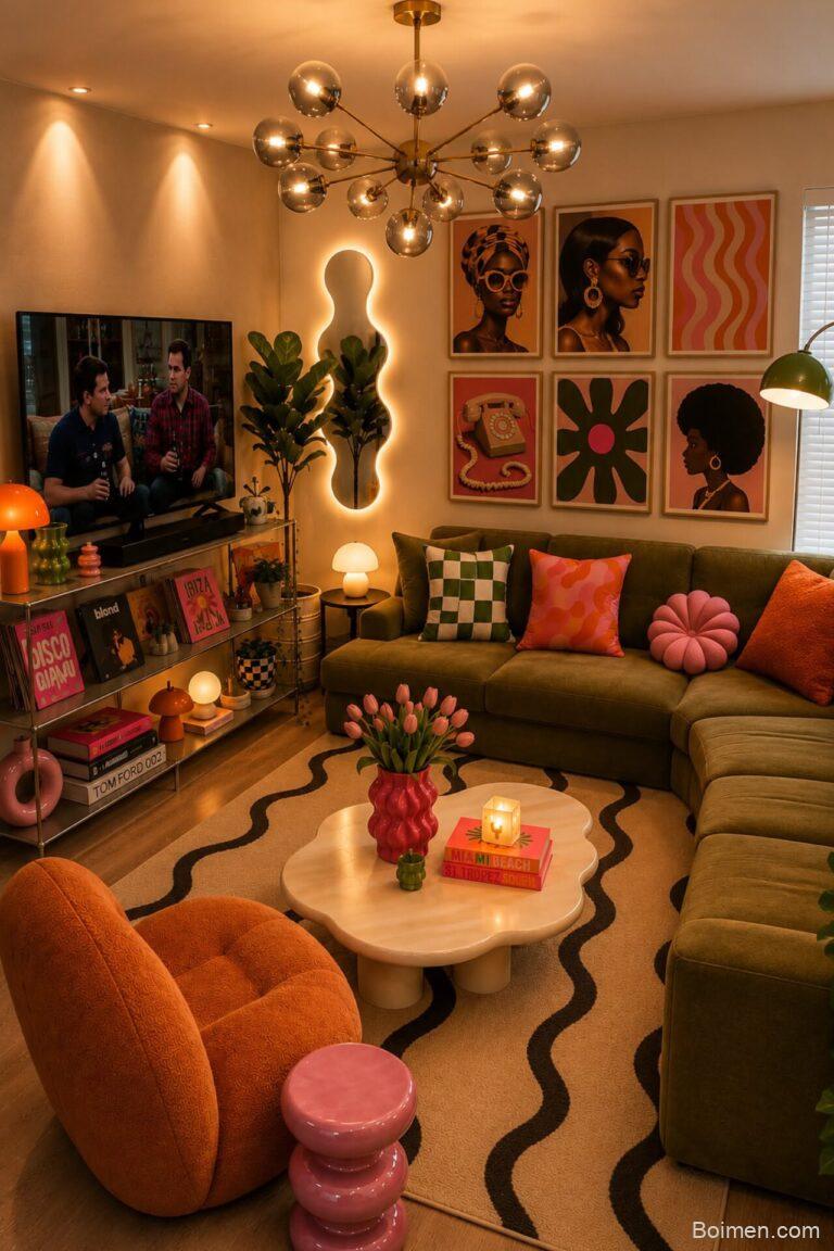 retro living room ideas