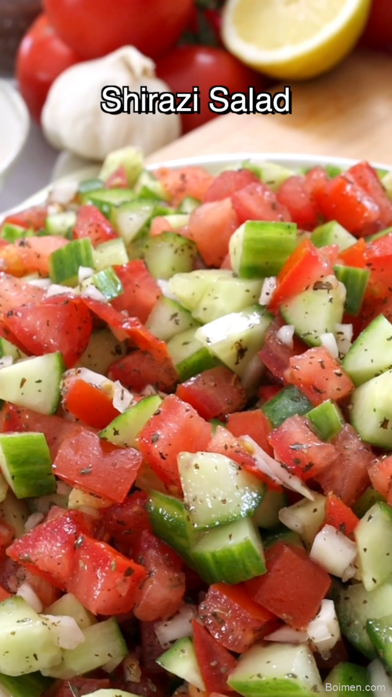 easy shirazi salad recipe