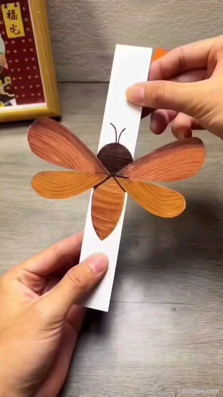 paper flying butterfly