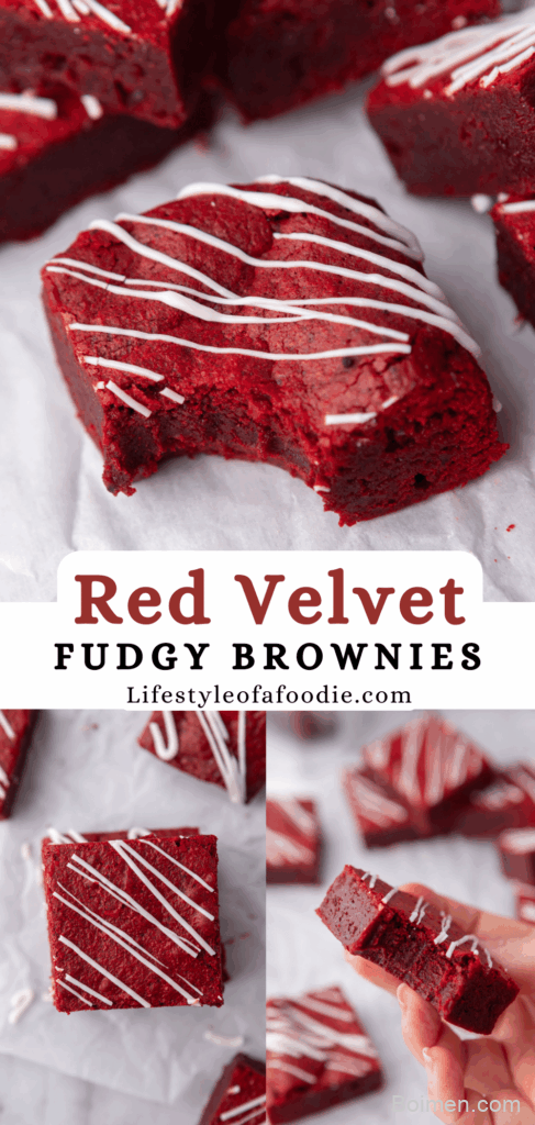 best fudgy red velvet brownies recipe