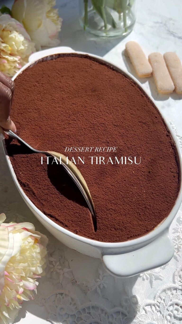 italian tiramisu recipe