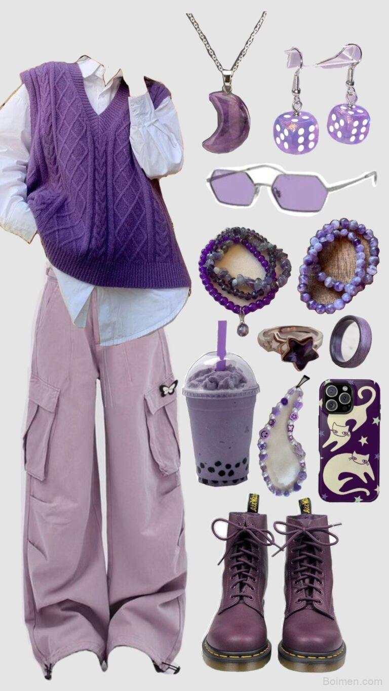 purple wear or tear