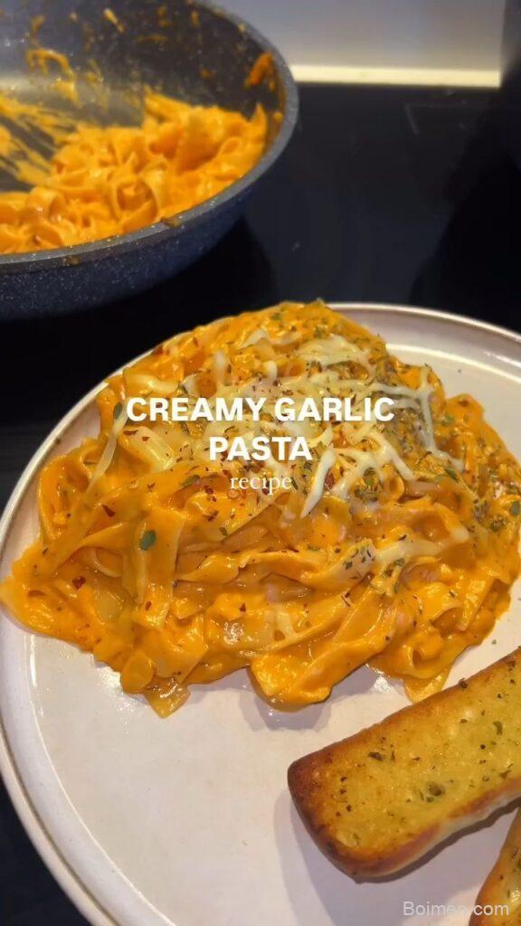 creamy garlic pasta recipe