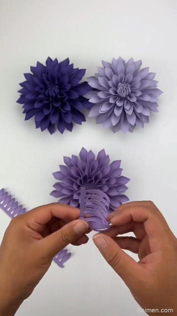 easy paper flower crafts