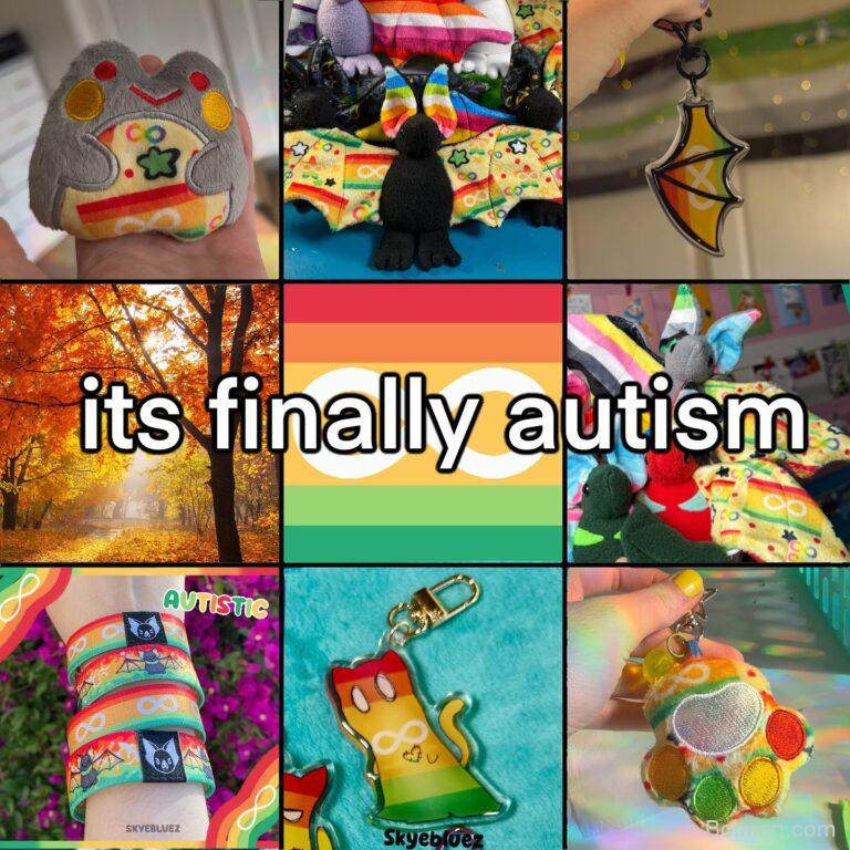 handmade autism plushie