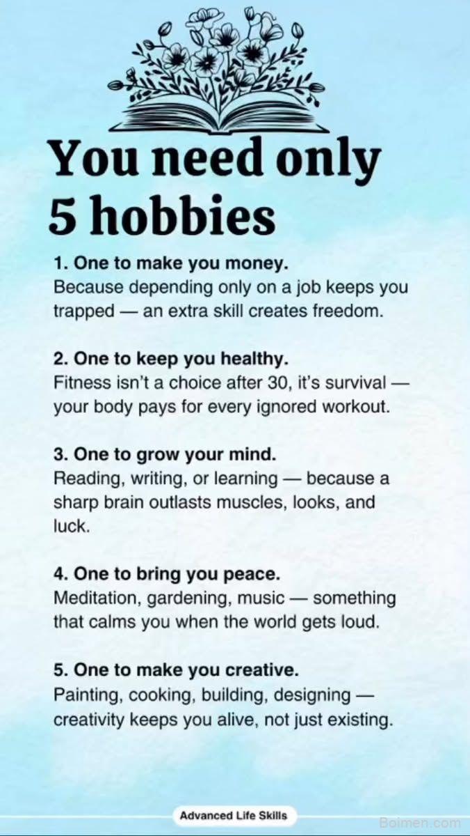 5 hobbies