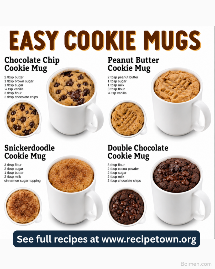 easy cookie mug recipes