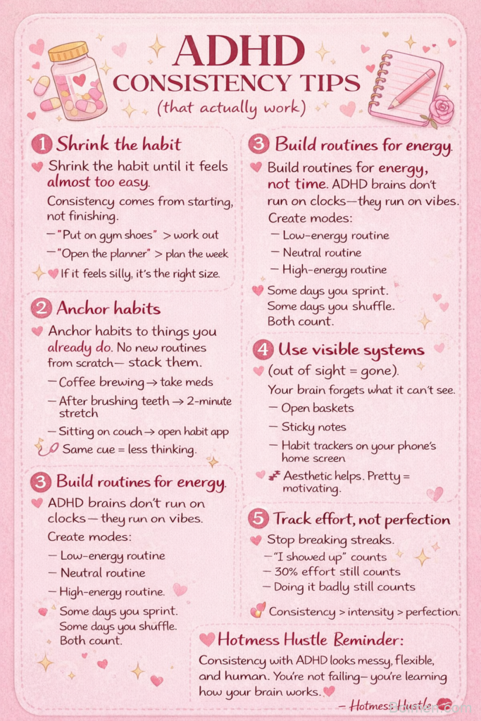 adhd consistency tips