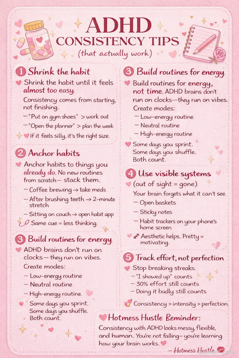 adhd consistency tips
