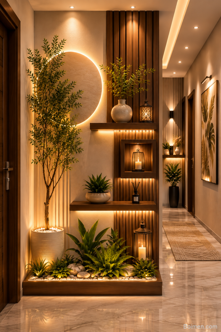 modern luxury entryway decor