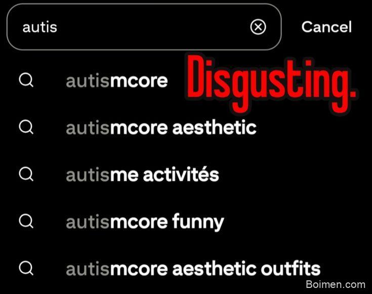 autism not an aesthetic