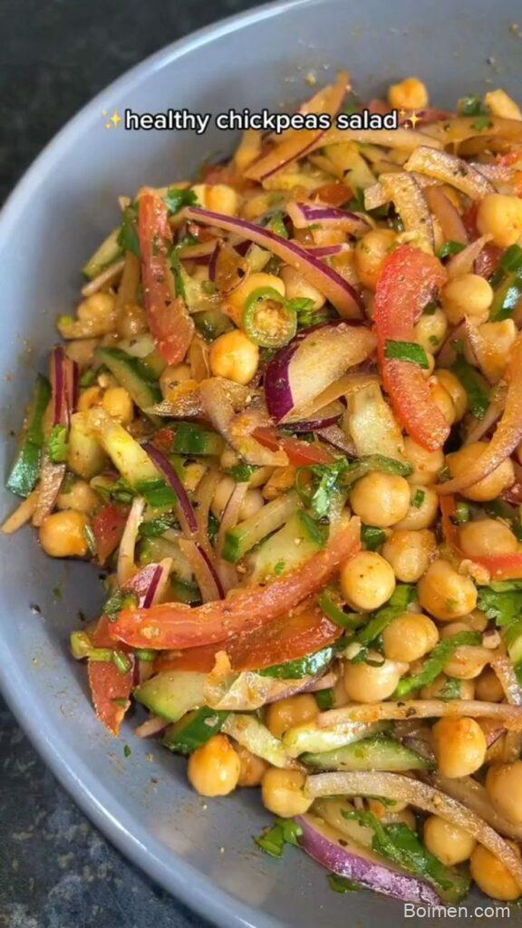 easy chickpea salad recipe