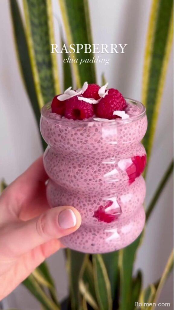 raspberry chia pudding recipe