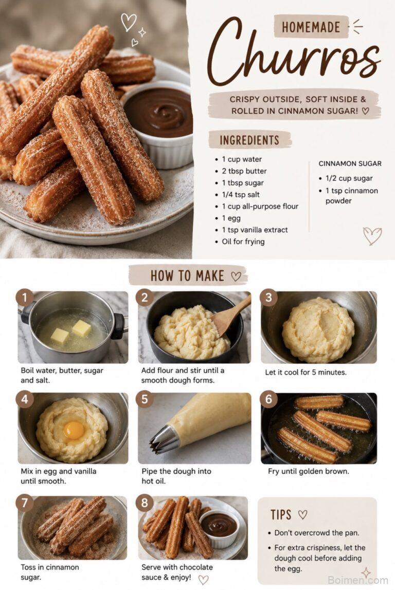 crispy homemade churros recipe