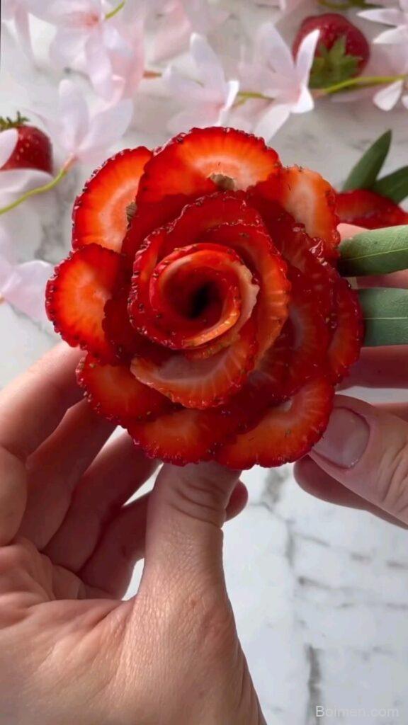 strawberry roses recipe