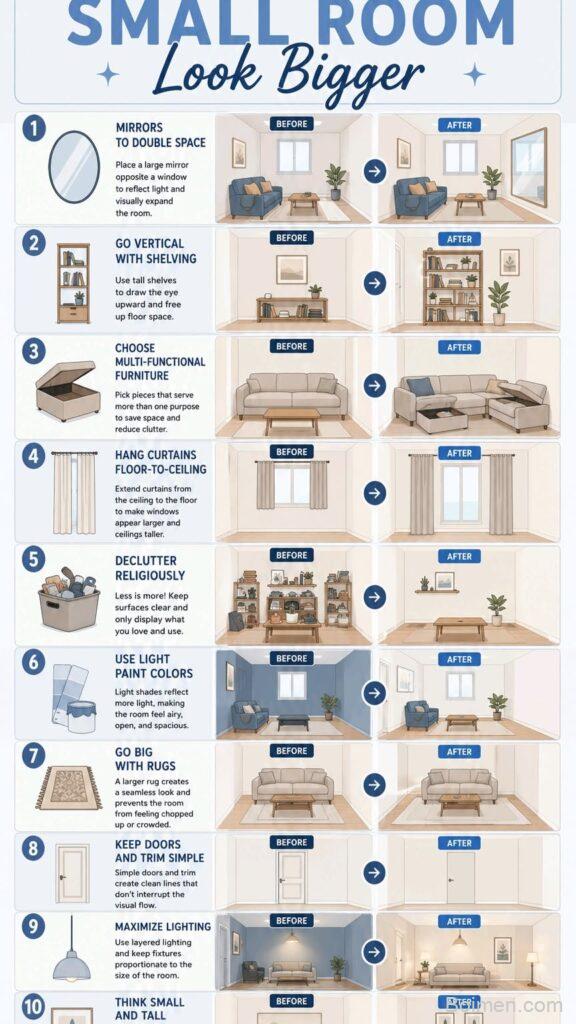 PIN TITLE: "Small Space, Big Impact" | PIN DESCRIPTION: "Small Space, Big