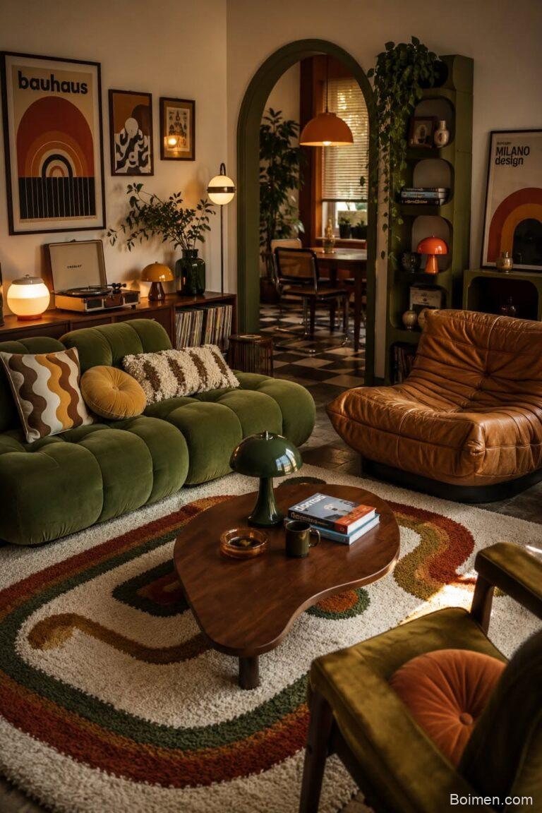 retro living room ideas