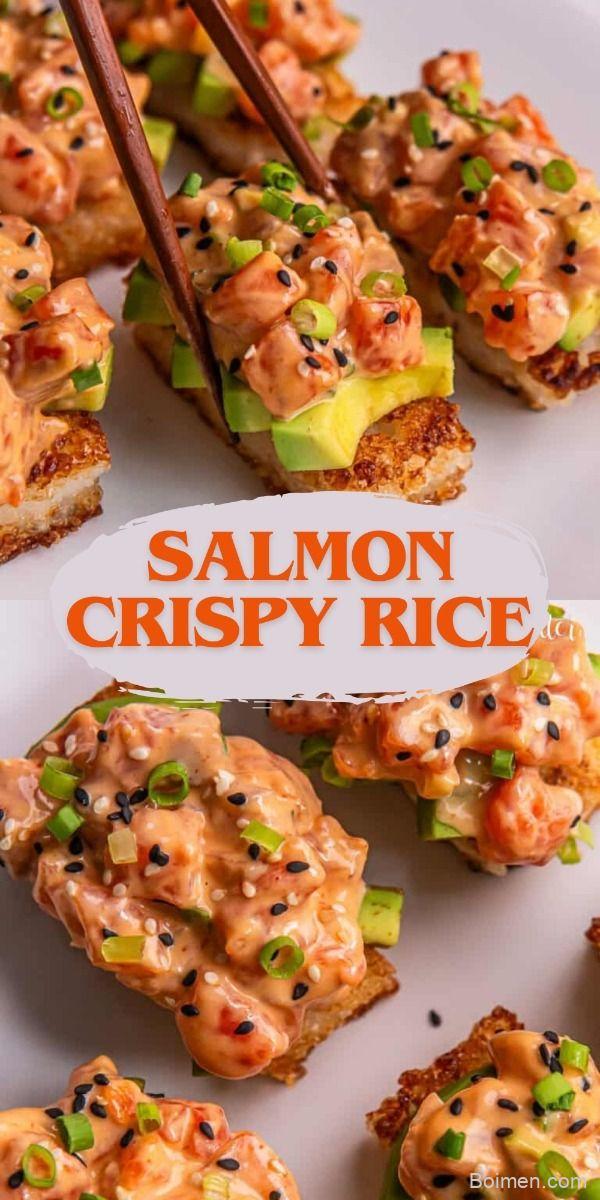 salmon crispy rice recipe