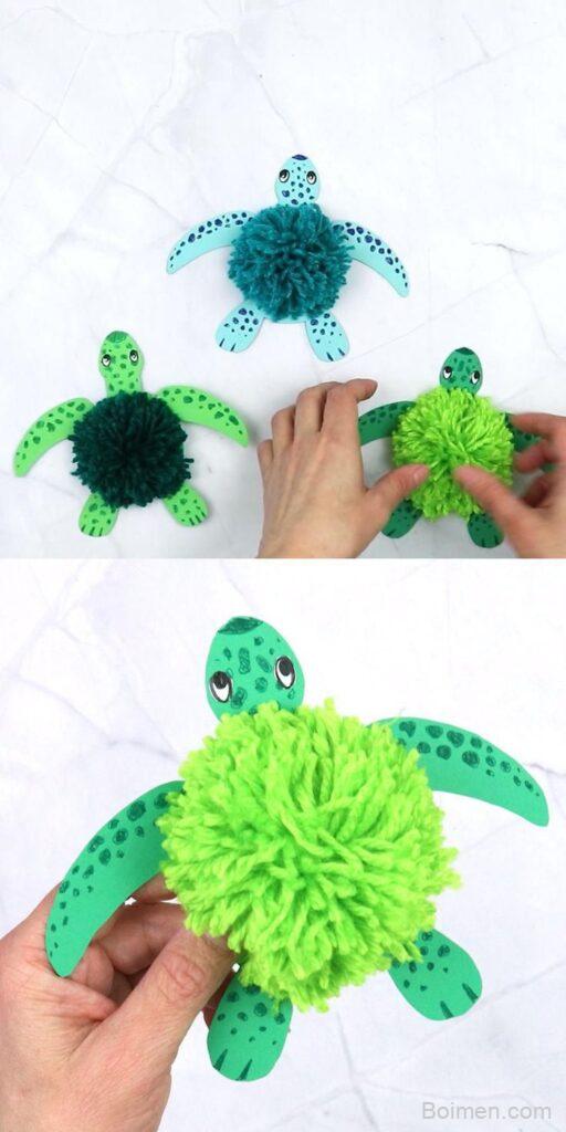 yarn turtles