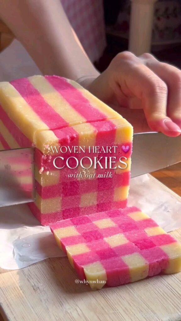 woven heart cookies recipe