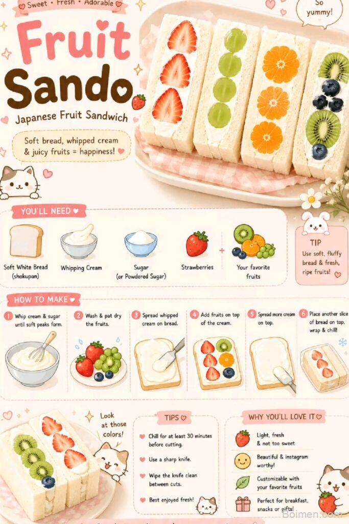 fruit sandwich recipe