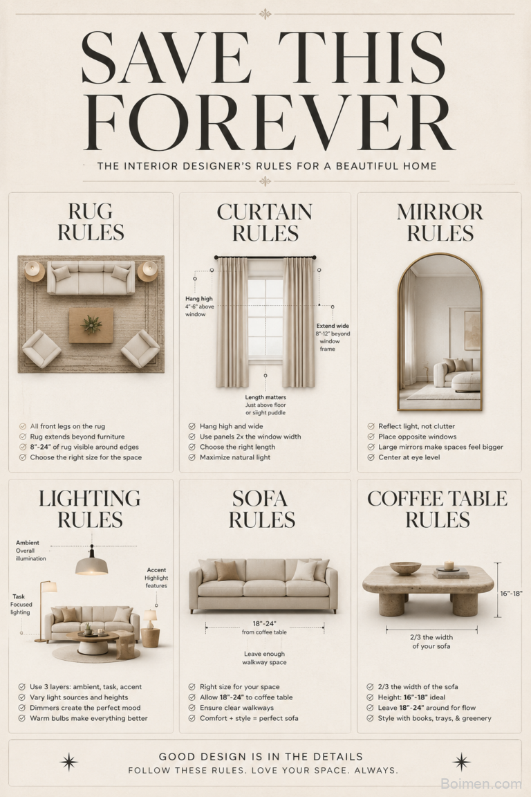 interior designer rules