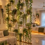 hanging plant room divider