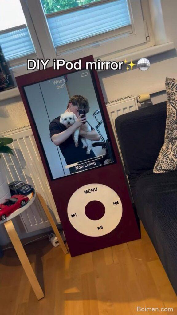 diy ipod mirror