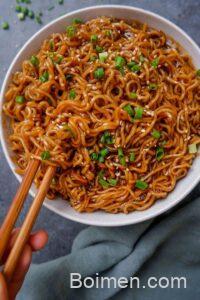 easy saucy ramen noodles vegan