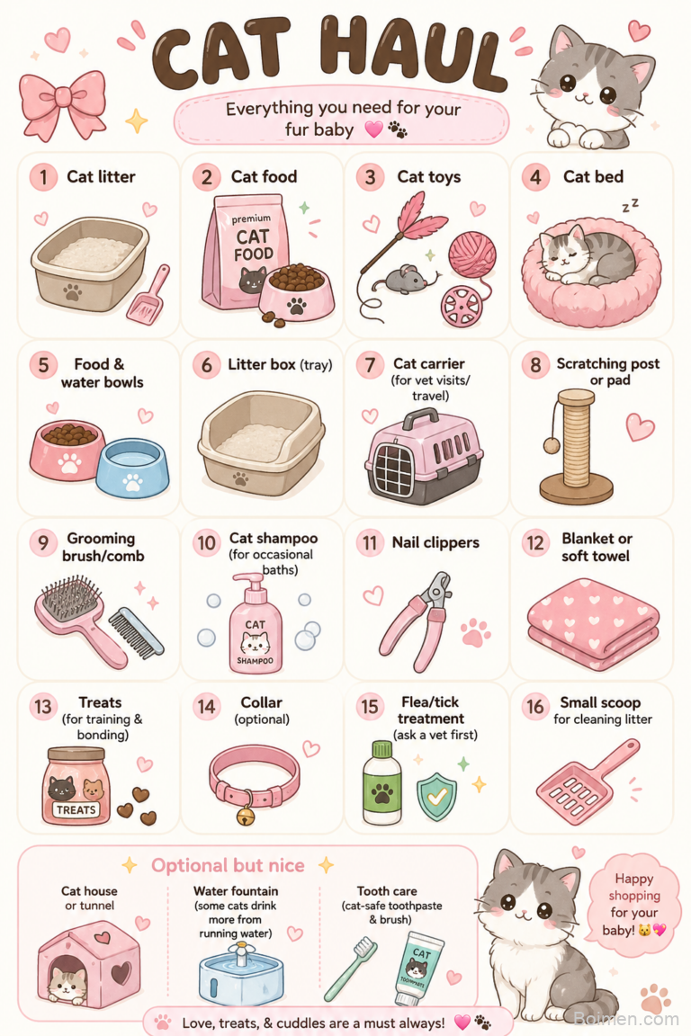 everything you need for cat