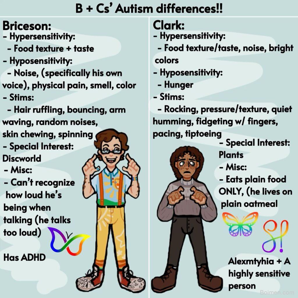 autism oc ideas