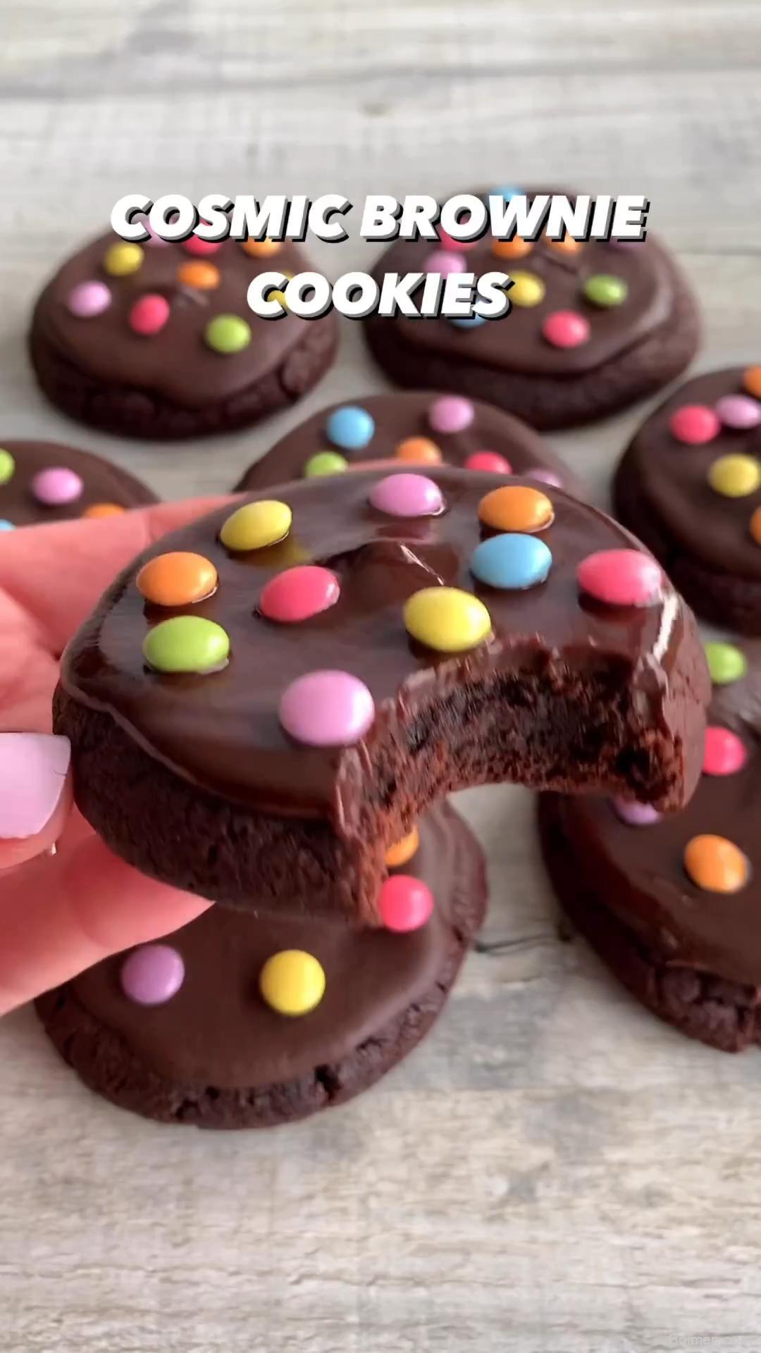 Cosmic Brownie Cookies 😍