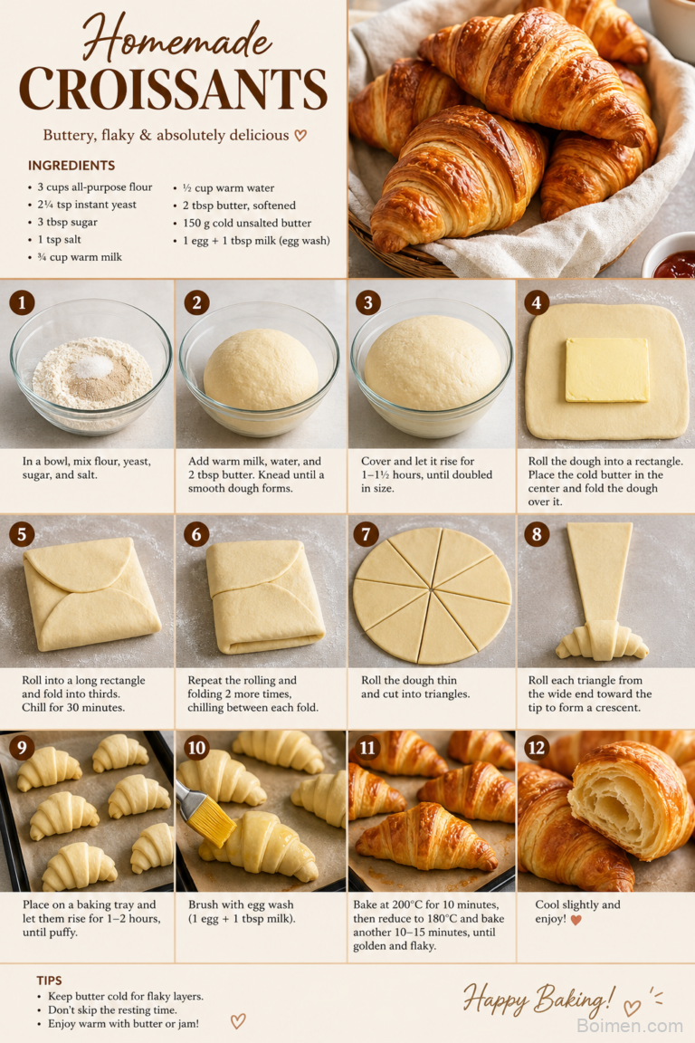 homemade croissant recipe