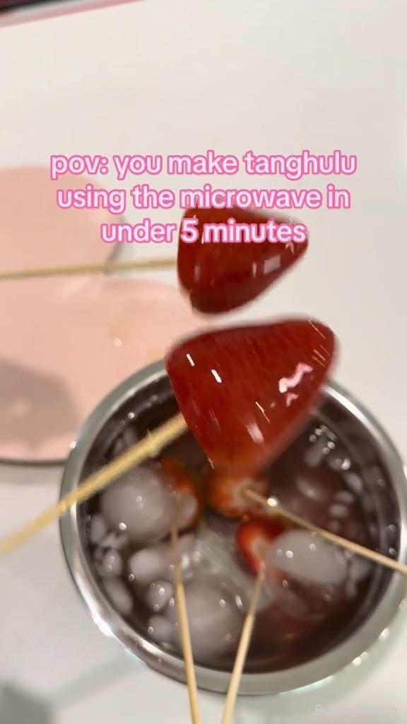 tanghulu in the microwave