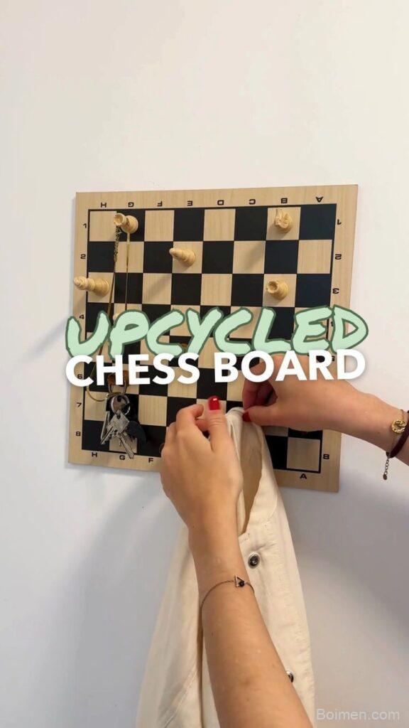 upcycle old chess board