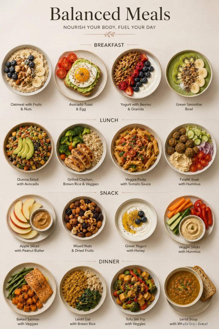 healthy meal ideas for the day