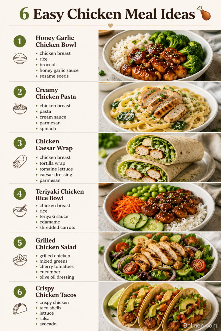 easy chicken meal ideas