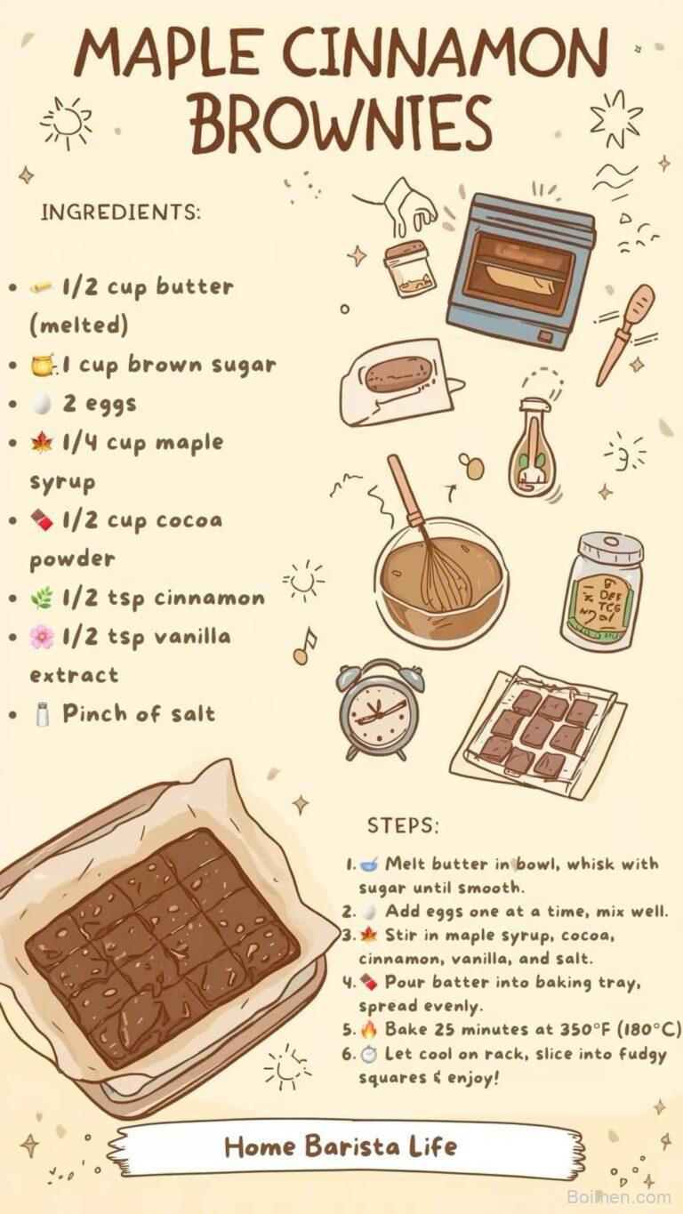 maple cinnamon brownies