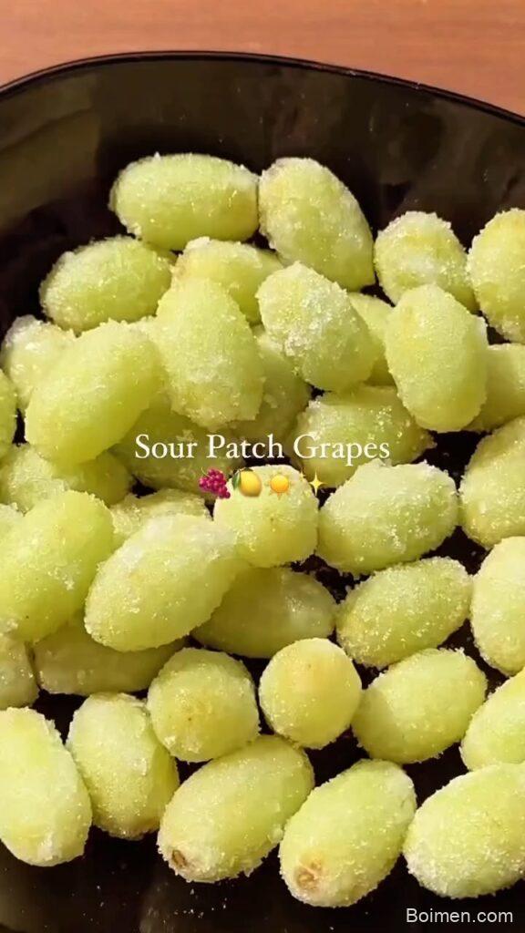 sour patch grapes recipe