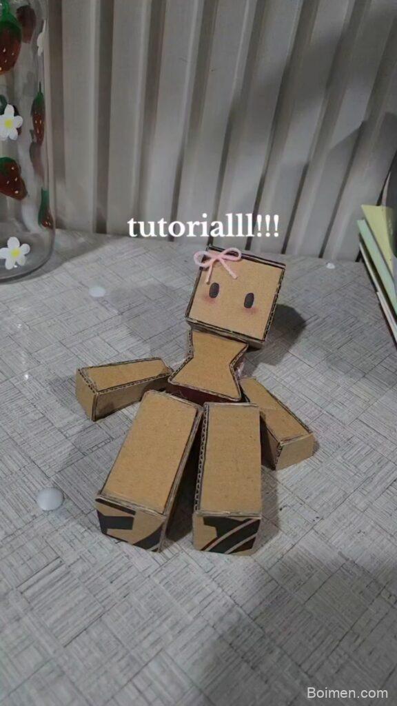 cardboard doll tutorial