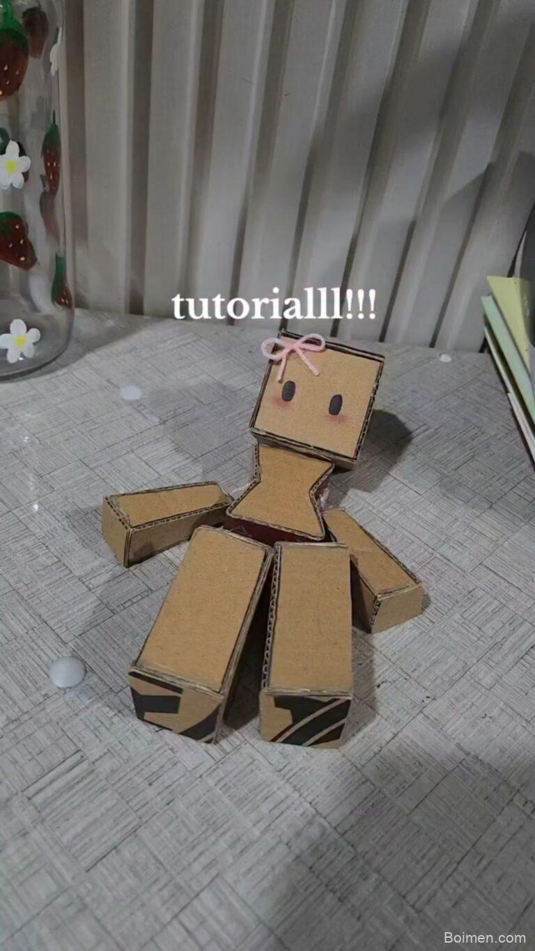 cardboard doll tutorial