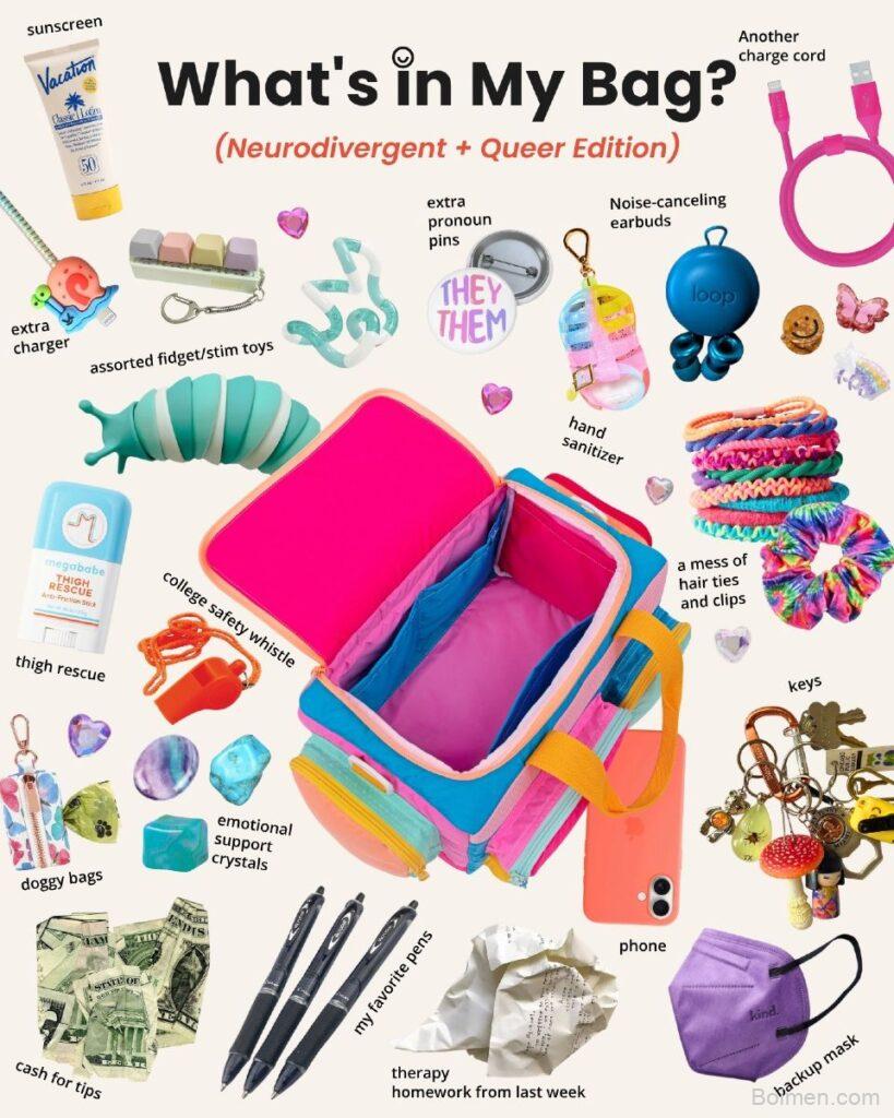 queer neurodivergent survival bag