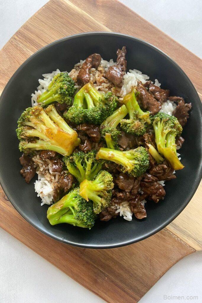 quick beef and broccoli stir fry